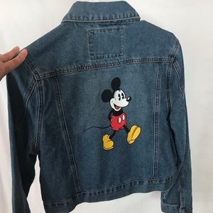 Disney mickey denim jacket